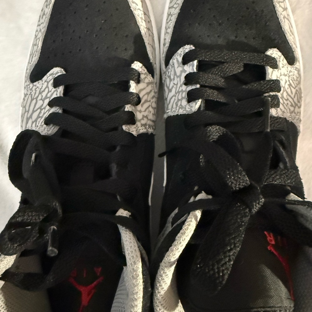 EUC Nike Air Jordan 1 Mid SE Elephant Print Men's Size 7.5 Dm1200-016 - Picture 4 of 6